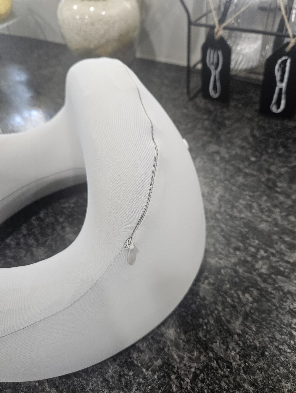 Spuer Gray Travel Neck Pillow - Picture 3 of 5